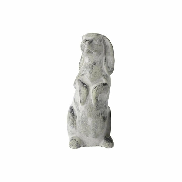 Classic Accessories Cement Rabbit Statue; Natural Gray VE3243601